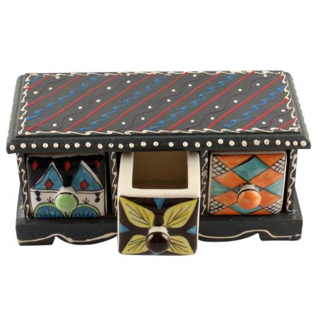 Spice Box-1412 Masala Rack Container Gift Item